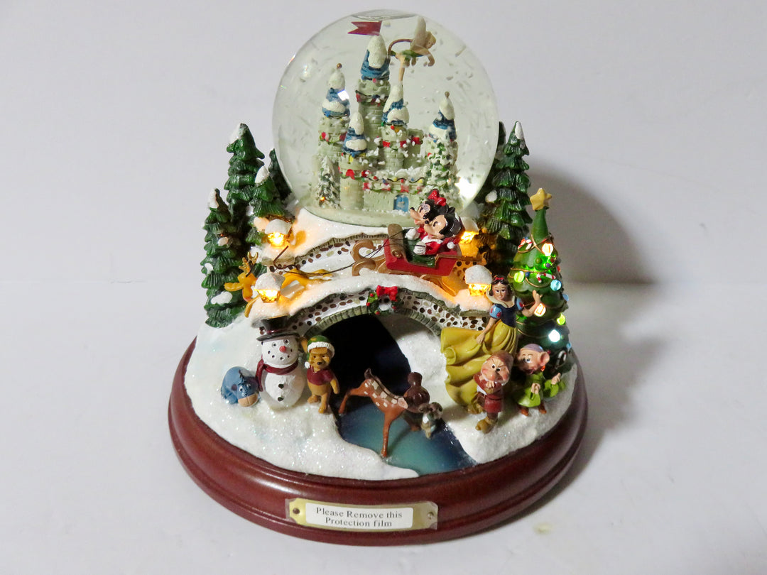 Disney Christmas Animated Snow Globe