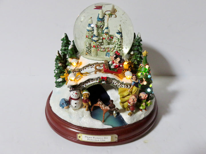 Disney Christmas Animated Snow Globe