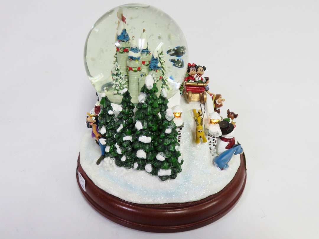 Disney Christmas Animated Snow Globe