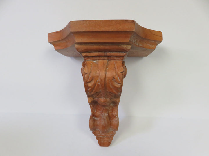 Carved Pine Corbel Shelf - Clearance