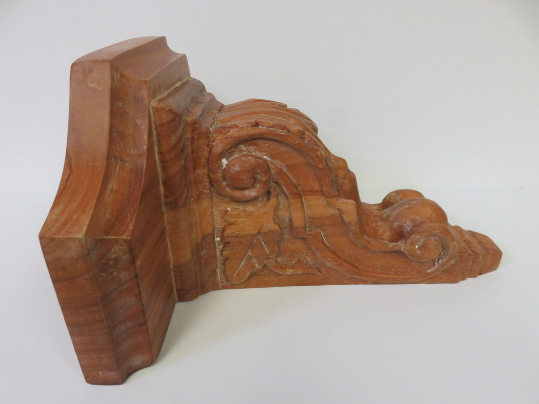 Carved Pine Corbel Shelf - Clearance