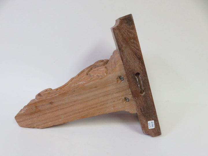 Carved Pine Corbel Shelf - Clearance