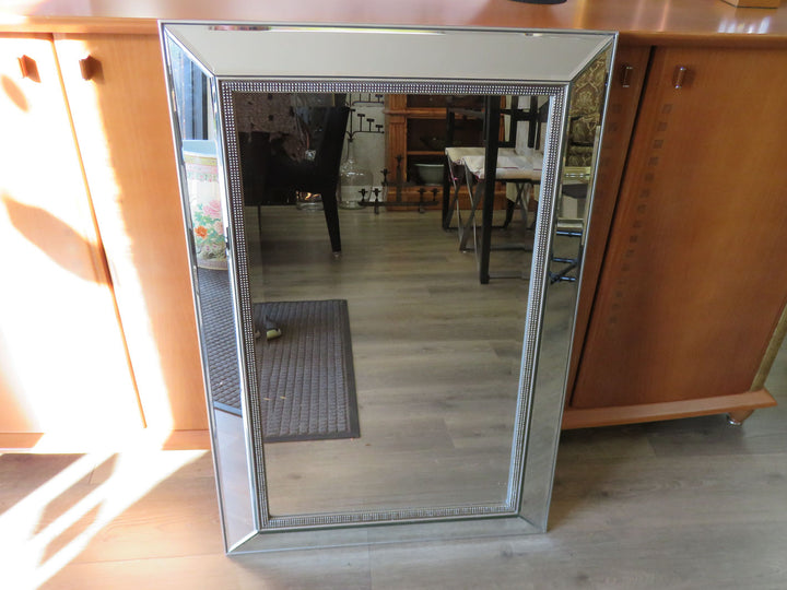 Mirror Paneled Framed Beveled Mirror