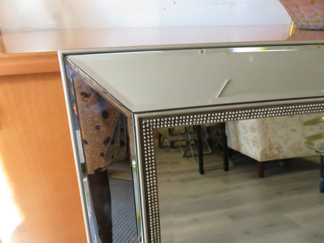 Mirror Paneled Framed Beveled Mirror