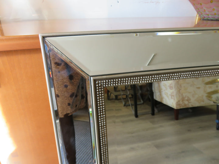 Mirror Paneled Framed Beveled Mirror