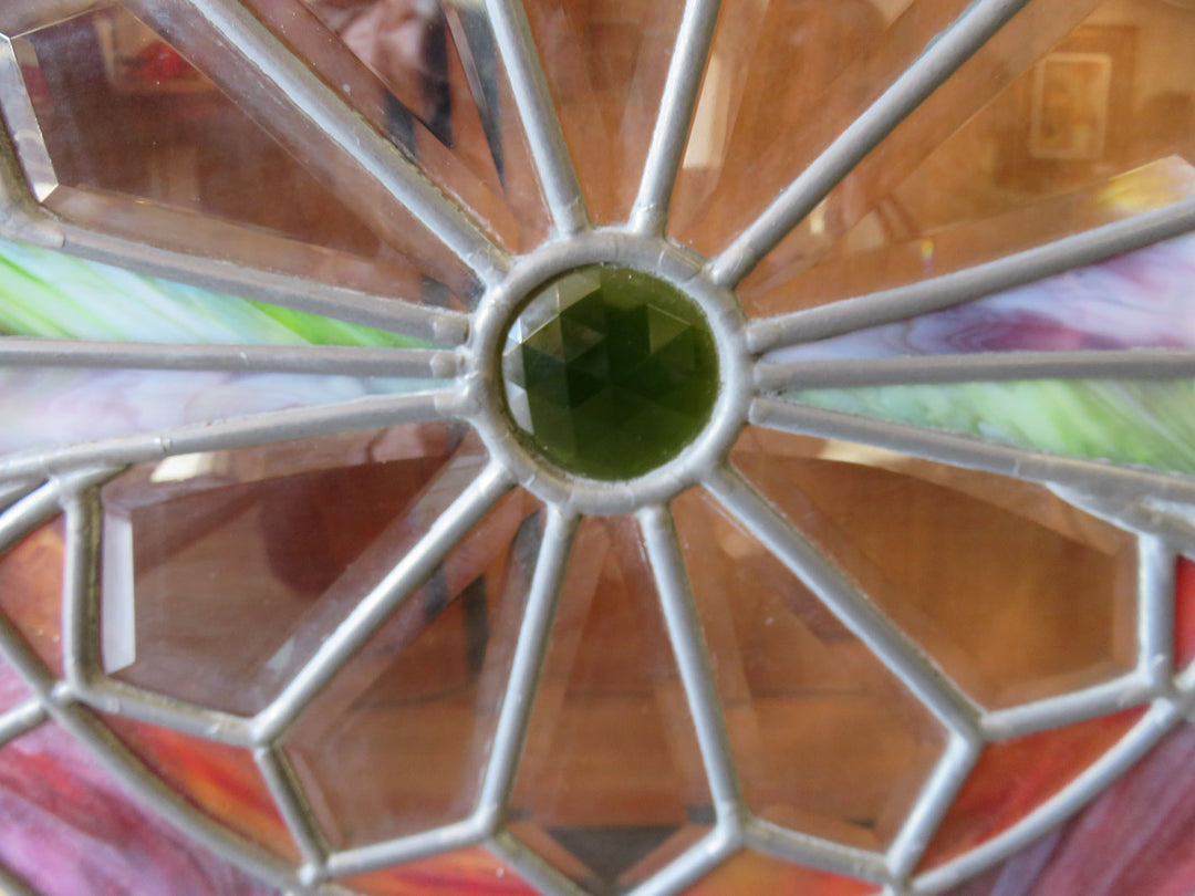 Artisan Crafted Stained Glass Transom