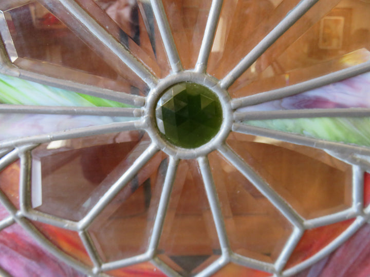 Artisan Crafted Stained Glass Transom