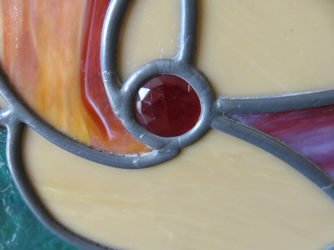 Artisan Crafted Stained Glass Transom