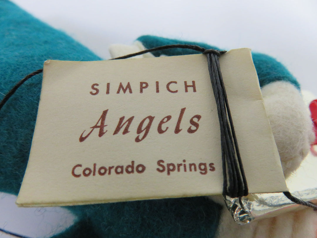 Simpich Christmas Angel Ornament