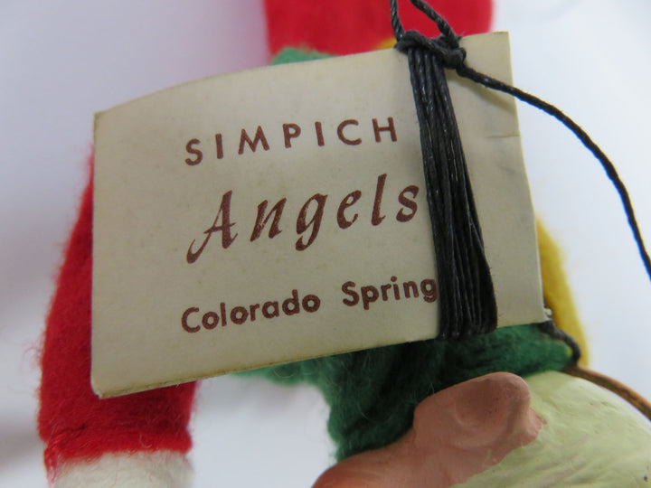 Simpich Christmas Angel Ornament