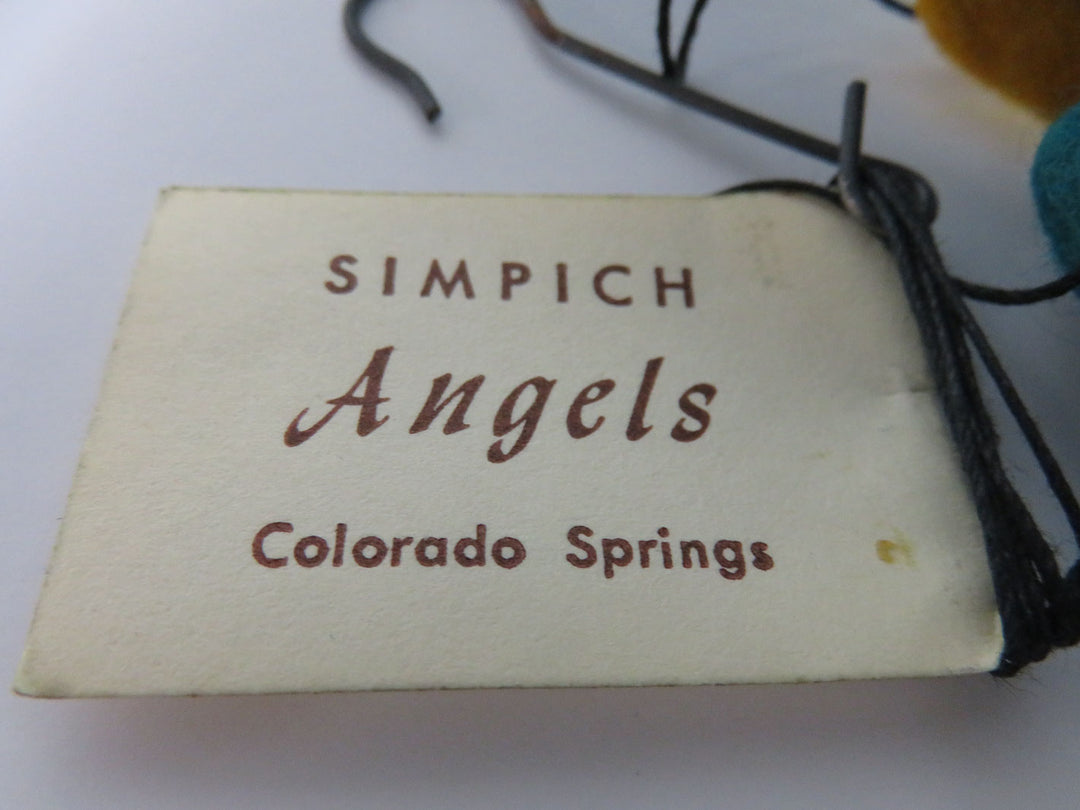 Simpich Christmas Angel Ornament