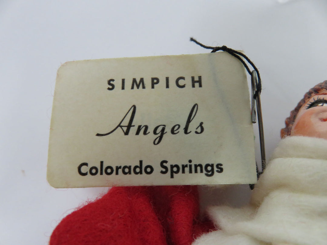 Simpich Christmas Angel Ornament