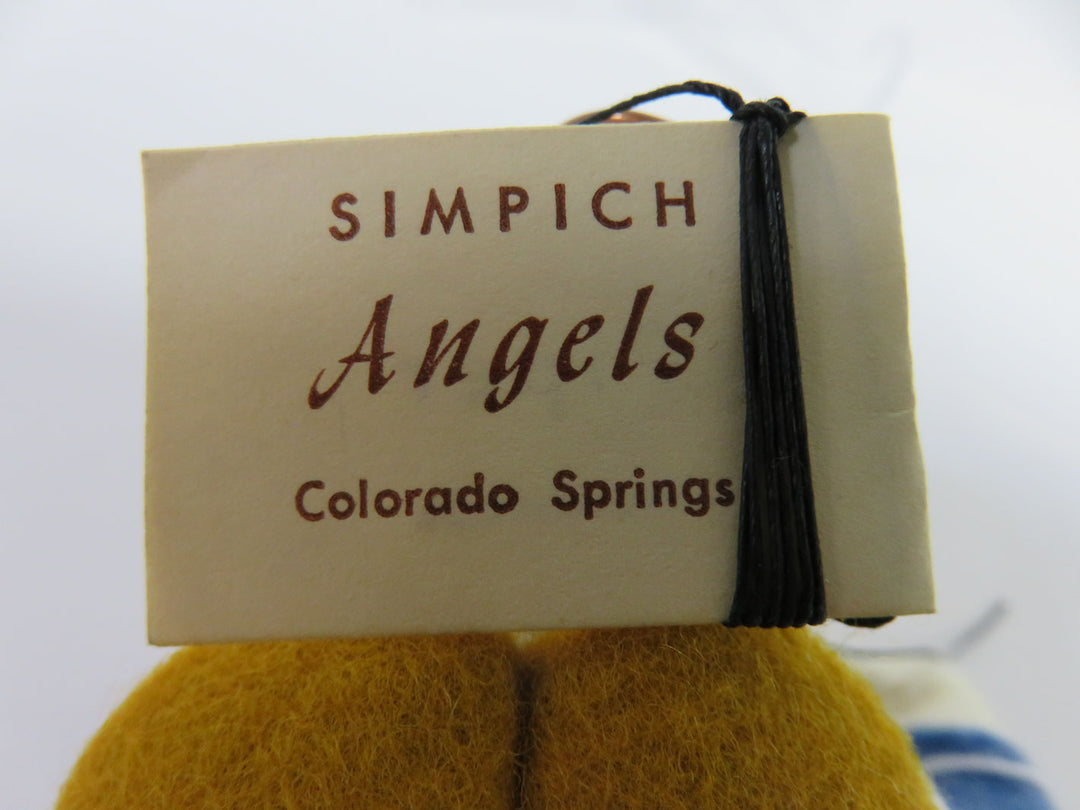 Simpich Christmas Angel Ornament