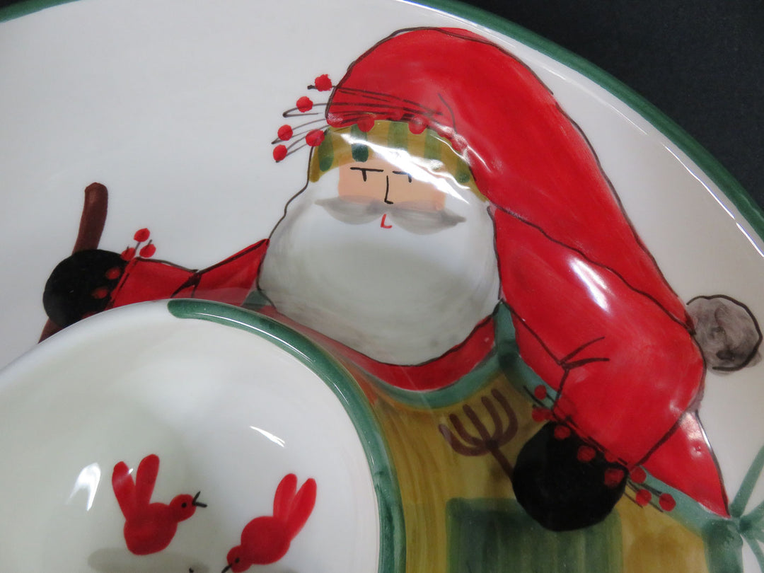 Vietri Christmas Chip and Dip