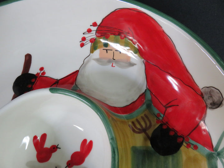 Vietri Christmas Chip and Dip