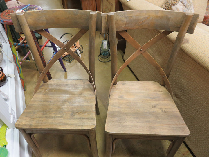 World Market Wood Chairs