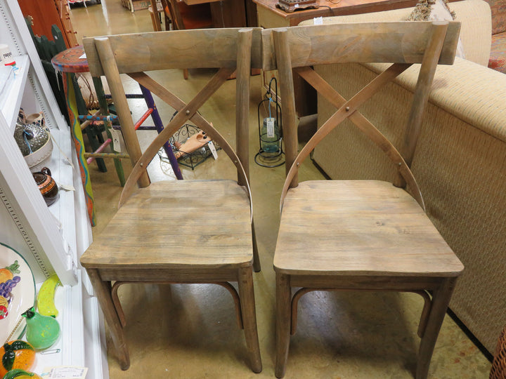 World Market Wood Chairs