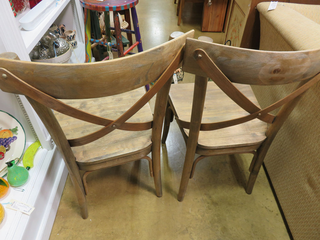 World Market Wood Chairs