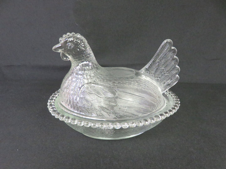 Indiana Glass Hen On Nest