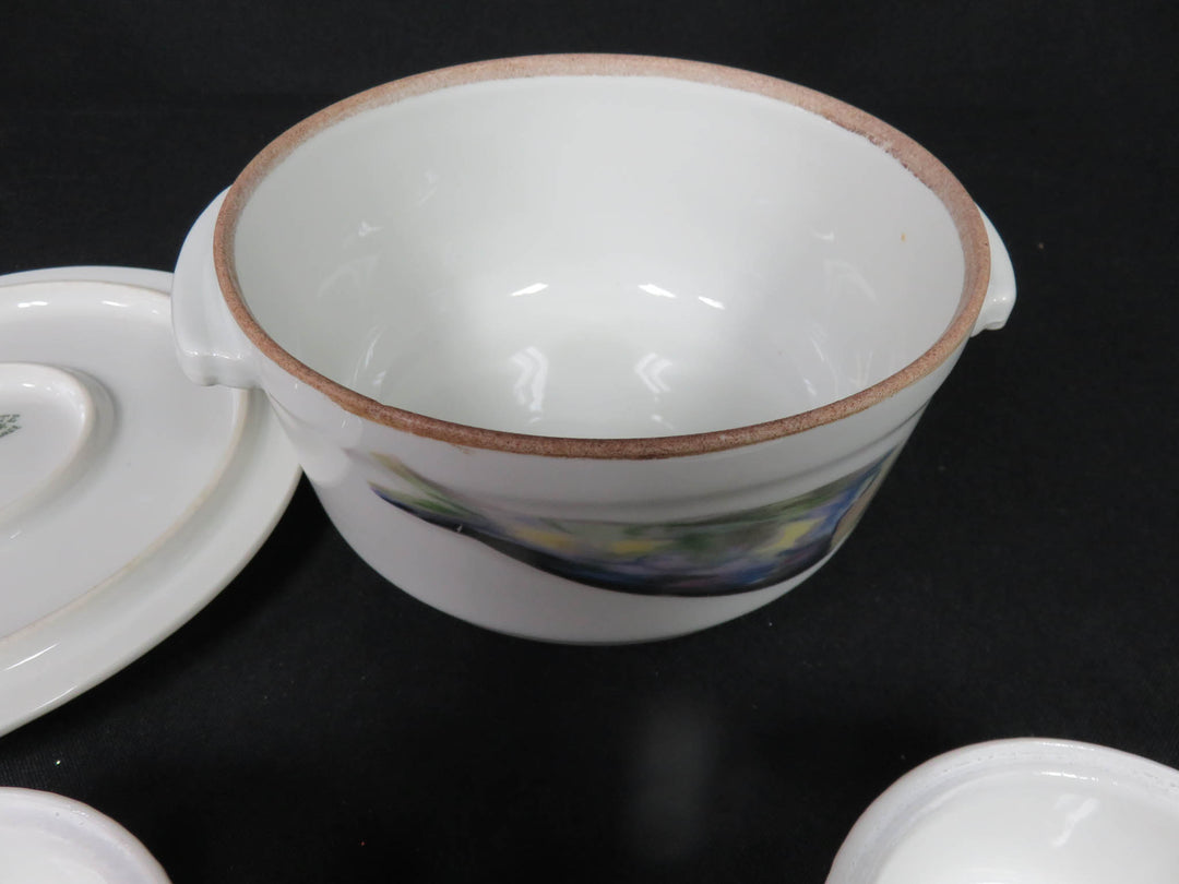 Aluminite Covered Casserole and Ramekins