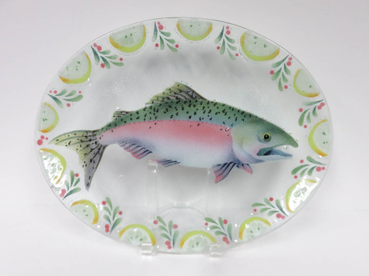 Fireglass Fused Fish Platter