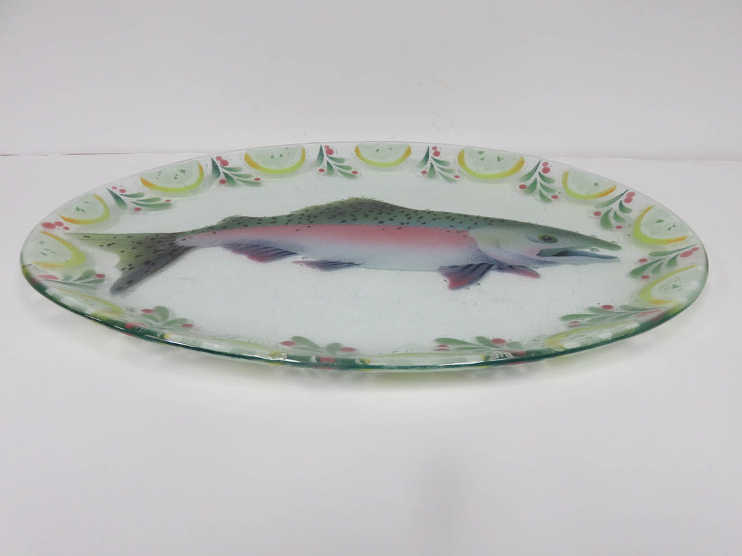 Fireglass Fused Fish Platter