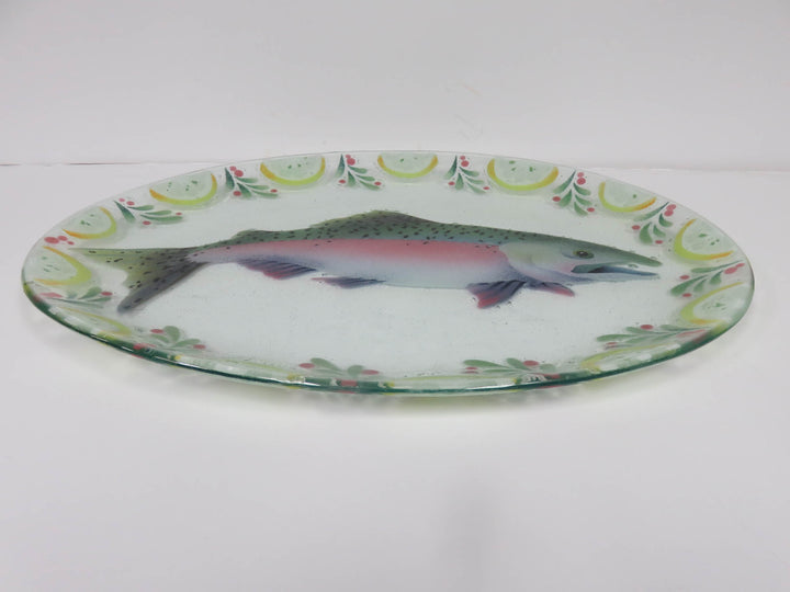 Fireglass Fused Fish Platter