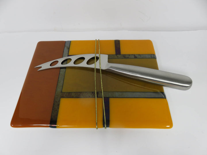 Fused Glass Cheese Board