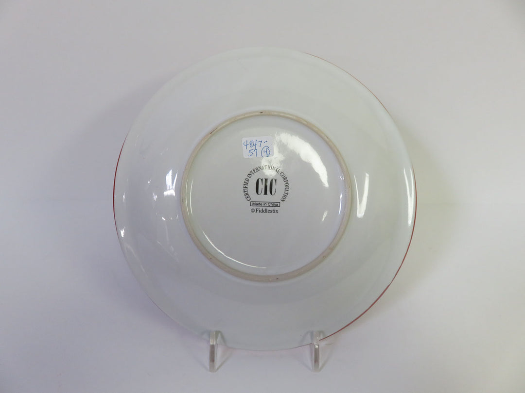 Certified International Christmas Plates