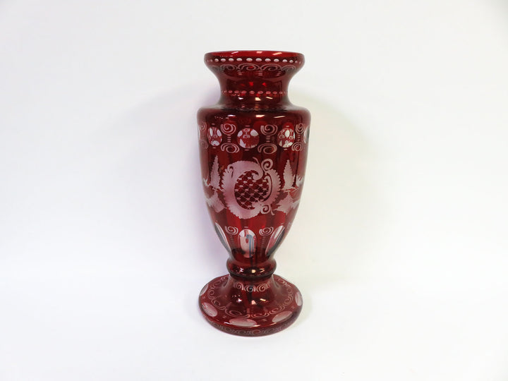 Bohemian Glass Vase