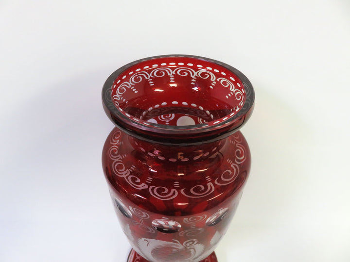 Bohemian Glass Vase