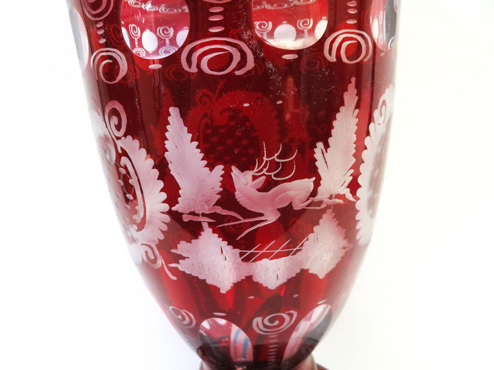 Bohemian Glass Vase