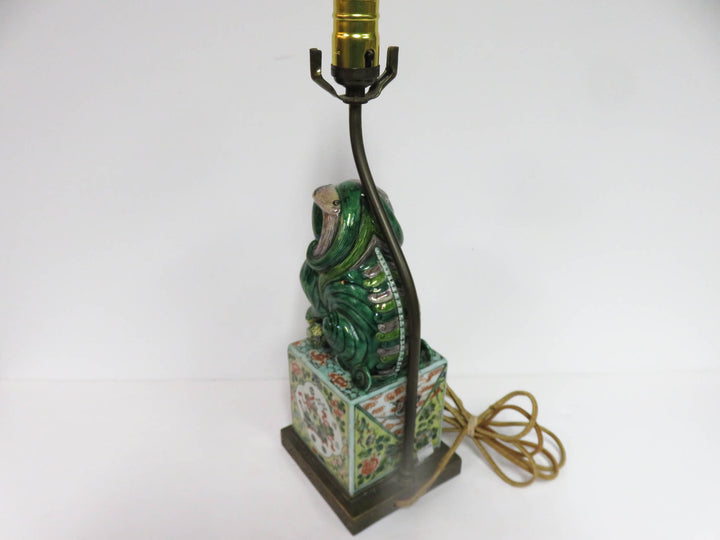 Verte Buddhist Lion Table Lamp