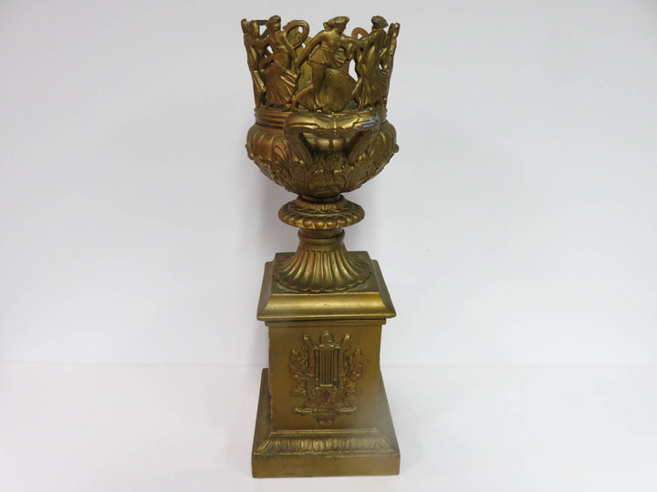 Gilt Bronze Finished Urn