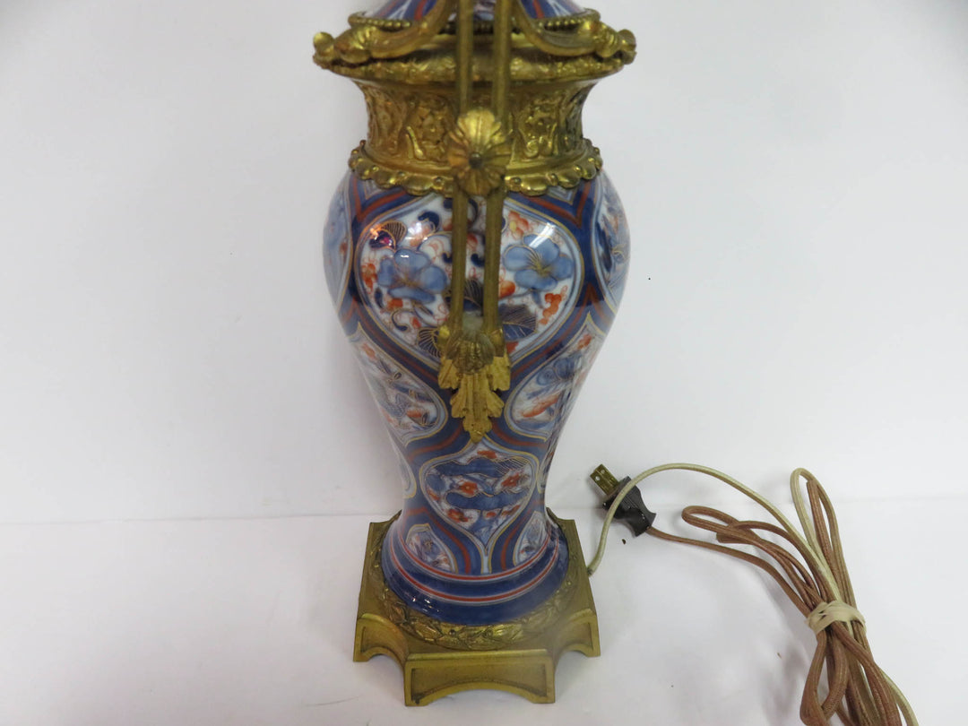 Antique Imari Porcelain Table Lamp