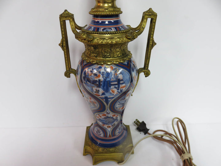 Antique Imari Porcelain Table Lamp