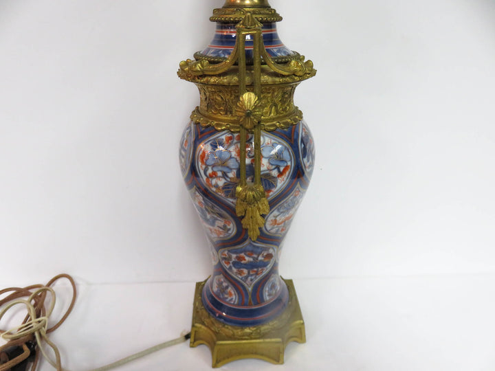 Antique Imari Porcelain Table Lamp
