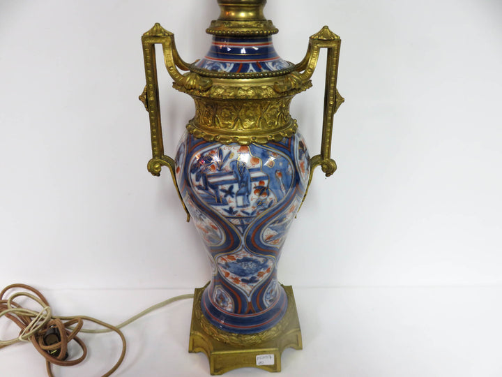 Antique Imari Porcelain Table Lamp