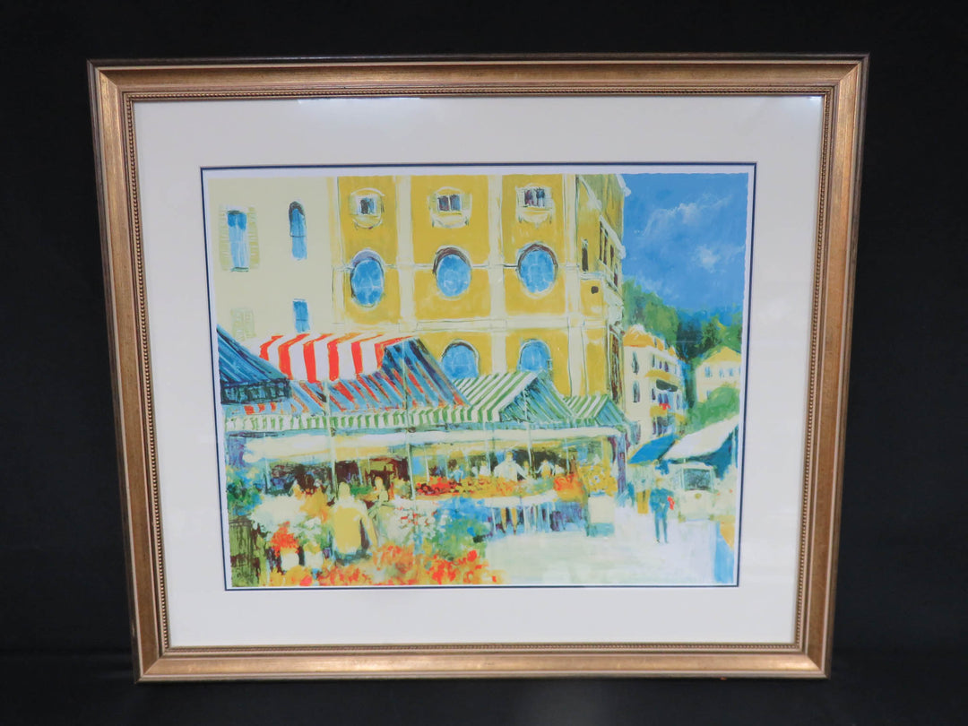 Seaside Cafe Scene on Cote d'Azur