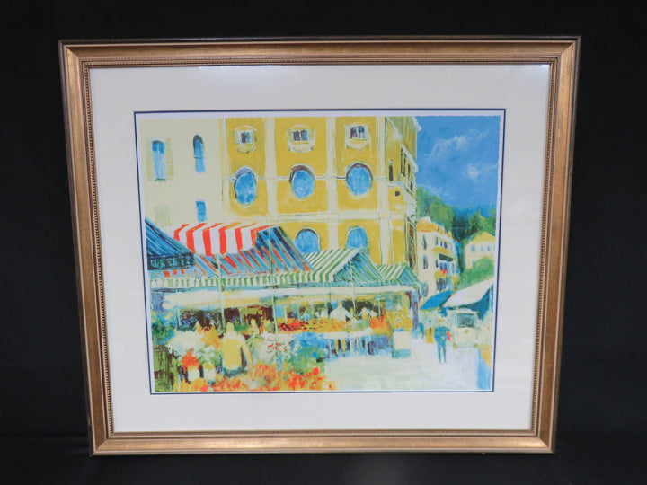 Seaside Cafe Scene on Cote d'Azur