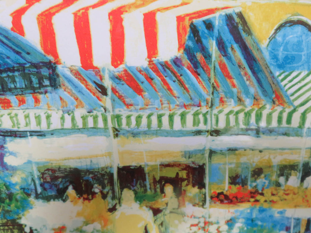 Seaside Cafe Scene on Cote d'Azur