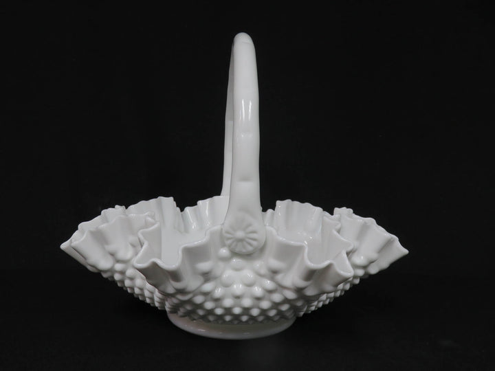 Milk Glass Basket