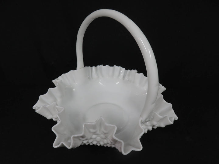 Milk Glass Basket