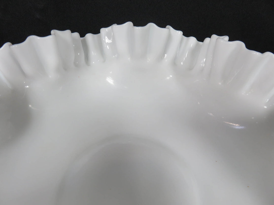 Milk Glass Basket