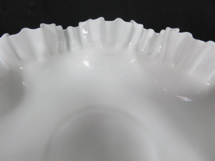 Milk Glass Basket