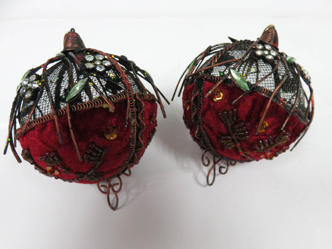 Wired Wrapped Ornaments