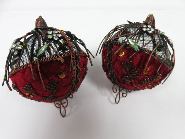 Wired Wrapped Ornaments