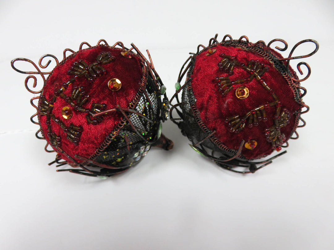 Wired Wrapped Ornaments