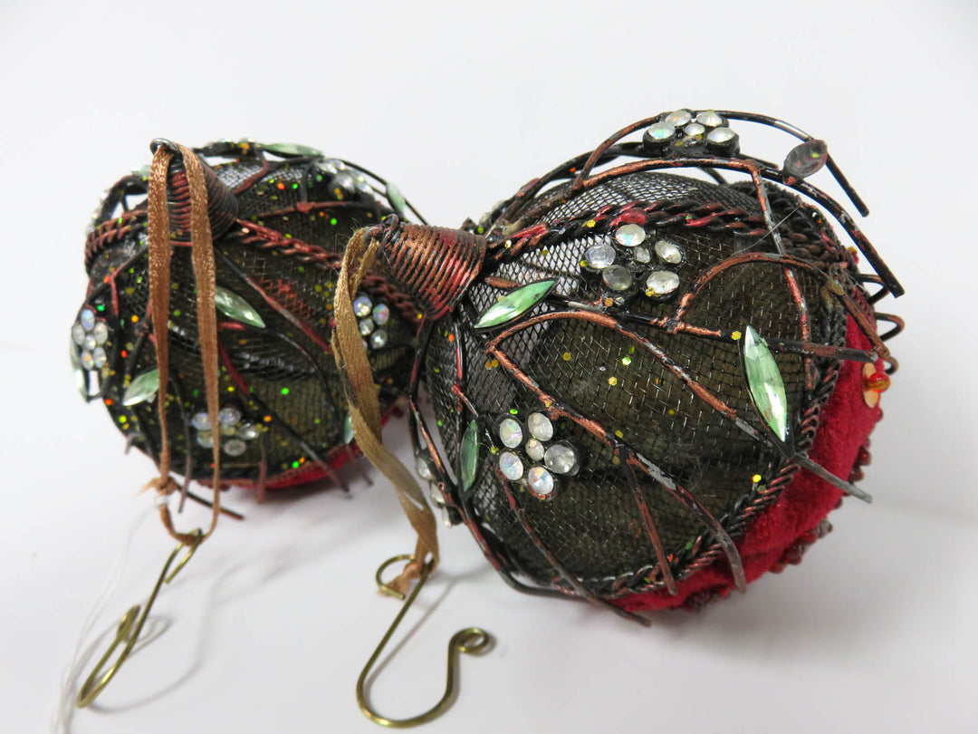 Wired Wrapped Ornaments
