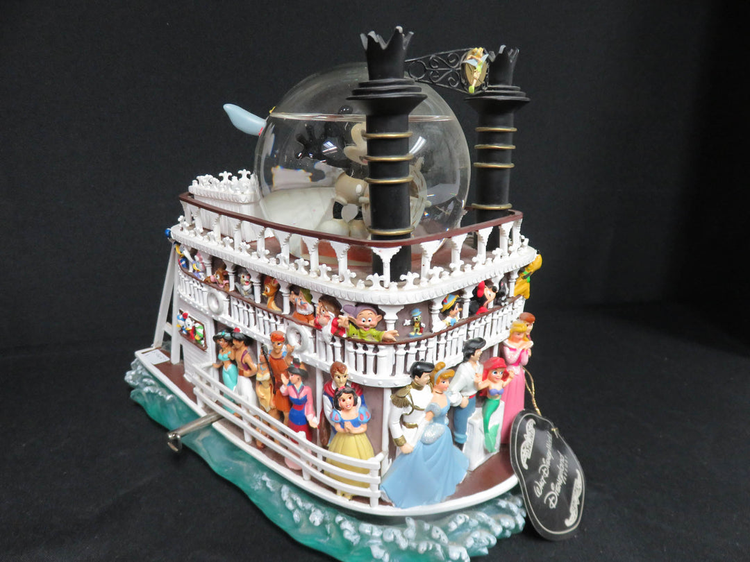 Disney Riverboat Musical Snow Globe